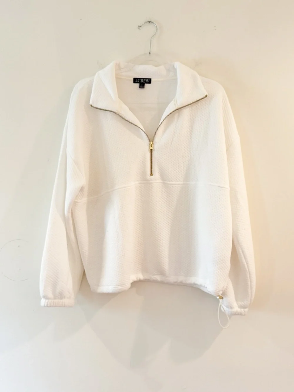 J. Crew Quilted Half-Zip Pullover - Picture 2 of 8